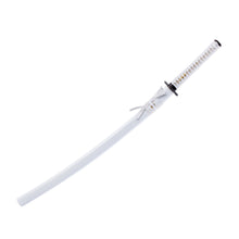 Load image into Gallery viewer, White Katana Alloy Sunflower Tsuba 1060 Steel Oil Quenched Samurai Sword