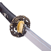 Load image into Gallery viewer, Chinese Dragon Katana Red and Black Color Theme Japanese Sword Real Sword