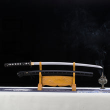 Load image into Gallery viewer, Japanese Samurai Sword 9260 Steel Oil Quenching High Toughness Katana Carved Saya