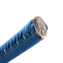 Load image into Gallery viewer, Blue Theme Japanese Sword 9260 Spring Steel Blue Blade White Hamon Samurai Sword
