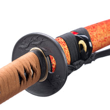 Load image into Gallery viewer, Folding Steel Clay Tempering Hand Hazuya Polishing Blade Real Katana Sword