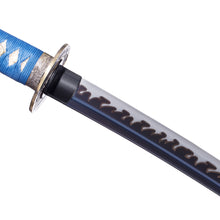 Load image into Gallery viewer, Blue Theme Japanese Sword 9260 Spring Steel Blue Blade White Hamon Samurai Sword