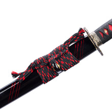 Load image into Gallery viewer, Chinese Dragon Katana Red and Black Color Theme Japanese Sword Real Sword
