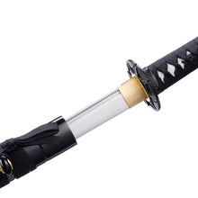 Load image into Gallery viewer, Japanese Samurai Sword 9260 Steel Oil Quenching High Toughness Katana Carved Saya
