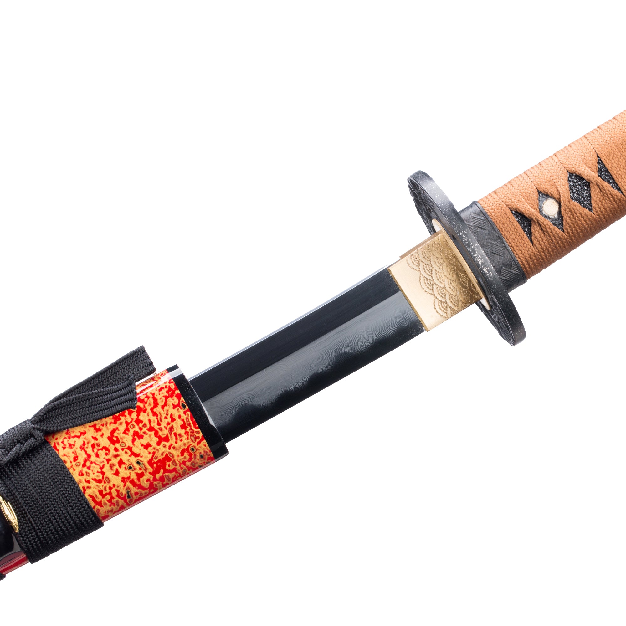 Folding Steel Clay Tempering Hand Hazuya Polishing Blade Real Katana Sword